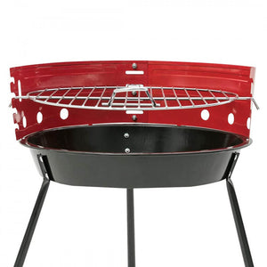 Barbecue a Carbonella con griglia in Acciaio cm 35,5x35,5x32 - TENNYSON