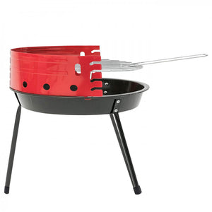 Barbecue a Carbonella con griglia in Acciaio cm 35,5x35,5x32 - TENNYSON