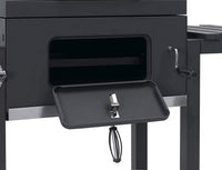 Barbecue a carbonella con coperchio in Acciaio cm 115x67x107,5 - HOMER