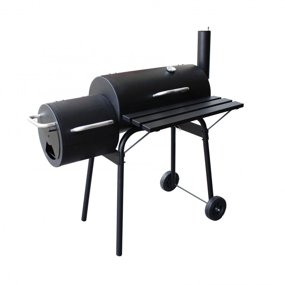 Barbecue a Carbonella con Affumicatore in Acciaio cm 110x66x114 - RIBS