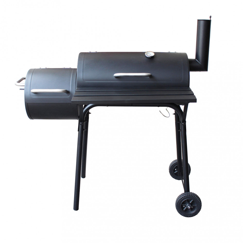 Barbecue a Carbonella con Affumicatore in Acciaio cm 110x66x114 - RIBS