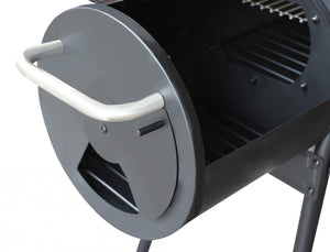 Barbecue a Carbonella con Affumicatore in Acciaio cm 110x66x114 - RIBS