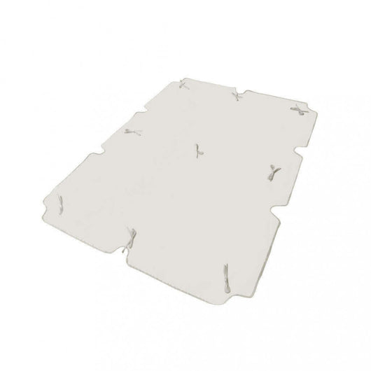 Ricambio tetto per dondolo 2 posti in Poliestere cm 165x112x1 - CLOTH Colore: Bianco