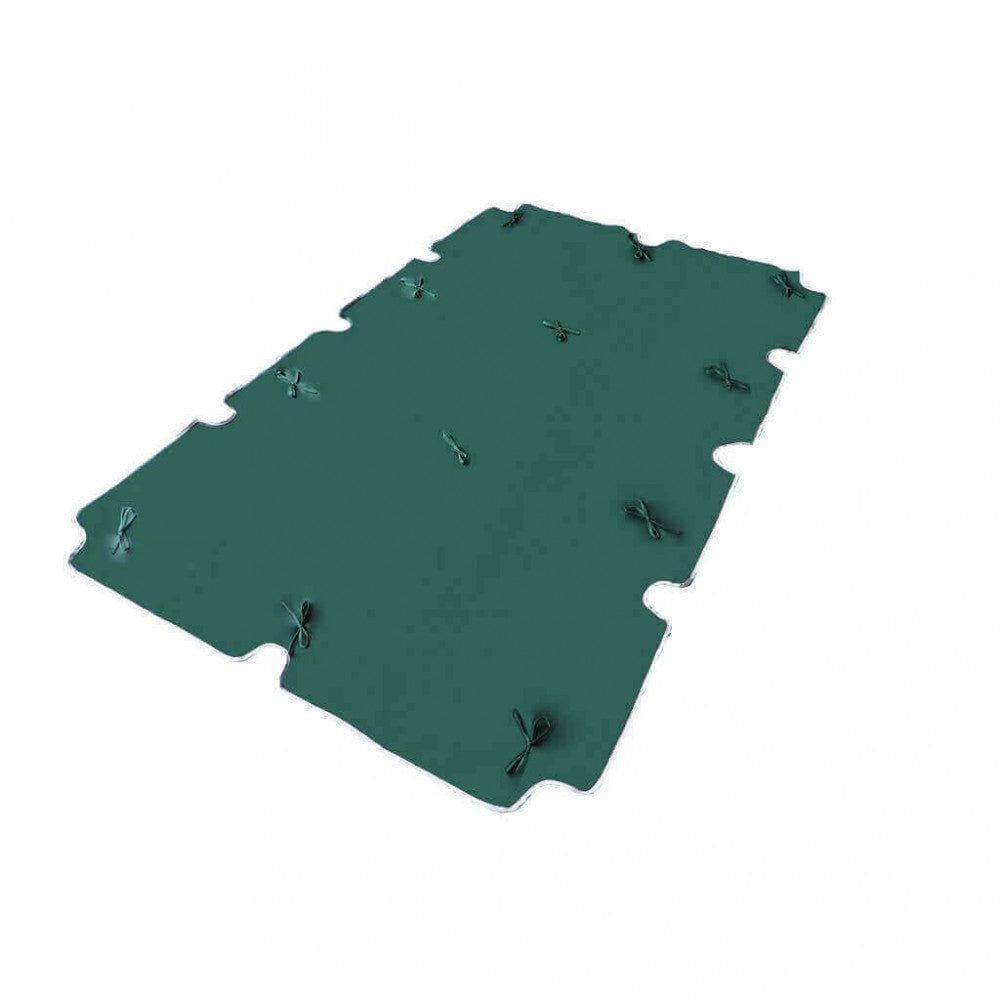 Ricambio tetto per dondolo 3 posti in Poliestere cm 200x112x1 - CLOTH Colore: Verde