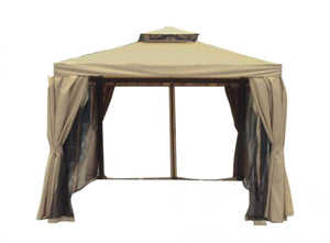 Ricambio telo e 4 laterali gazebo GRANT 3x3 in poliestere - CLOTH