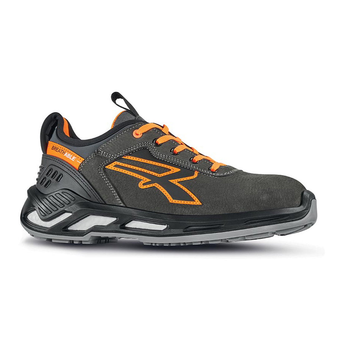 Duke-Scarpe Antinfortunistica Basse Con Suola Antifatica Red 360 S3 Src Ci Esd-Rs20124 Marrone Arancio U-Power-Misura 41