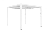 Pergola bioclimatica m 4x4 in alluminio - JAMEY Colore: Bianco