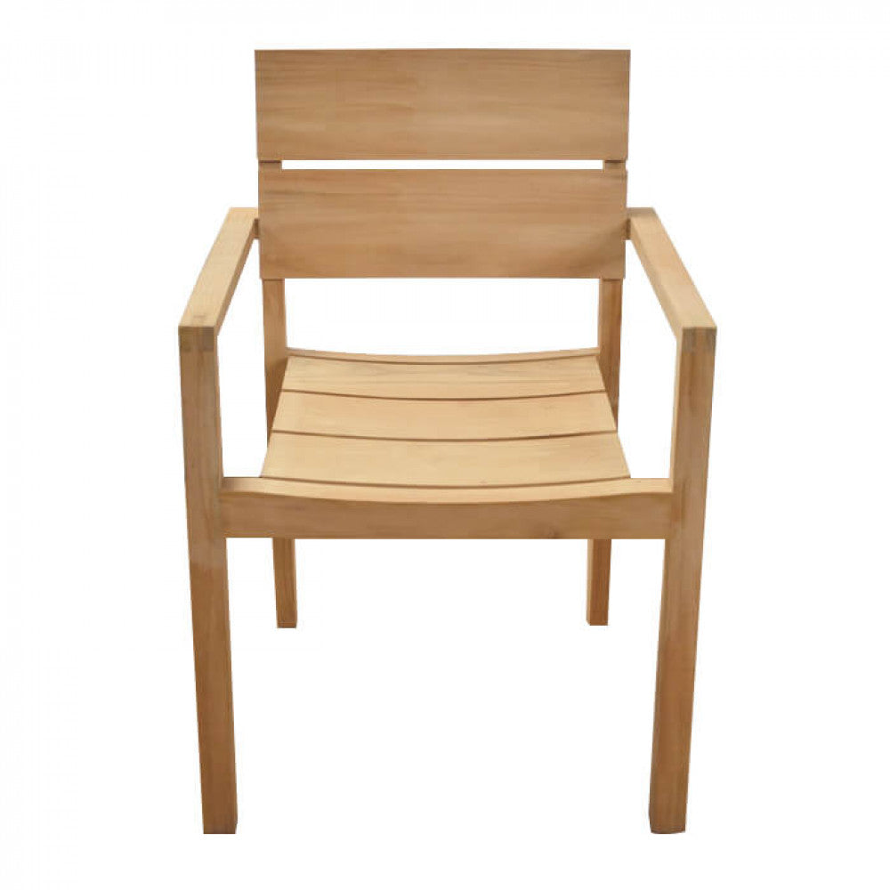 Poltrona da Giardino in Teak cm 58x60x80 - DEN