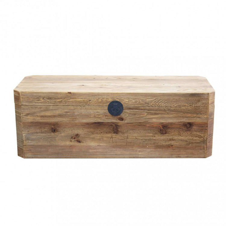 Baule Industrial in Pino riciclato cm 130x48x45 - PINE