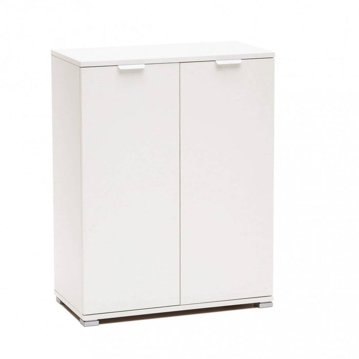 Armadietto da Bagno 2 ante in Truciolare cm 60x38x85 - HOLDEN Colore: Bianco