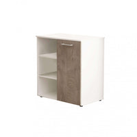 Mobile Ingresso Moderno Salvaspazio in Truciolare cm 68x35x87 - LOUIS Colore: Marrone