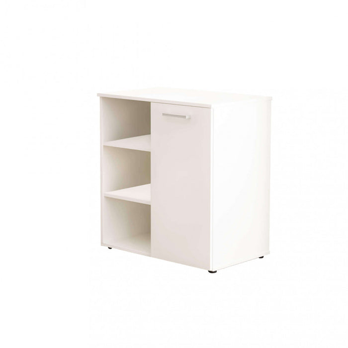 Mobile Ingresso Moderno Salvaspazio in Truciolare cm 68x35x87 - LOUIS Colore: Bianco