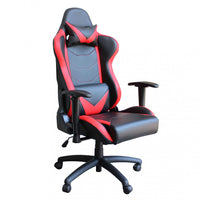 Poltrona da Gaming in Poliuretano cm 70x72x129 - JINX Colore: Rosso