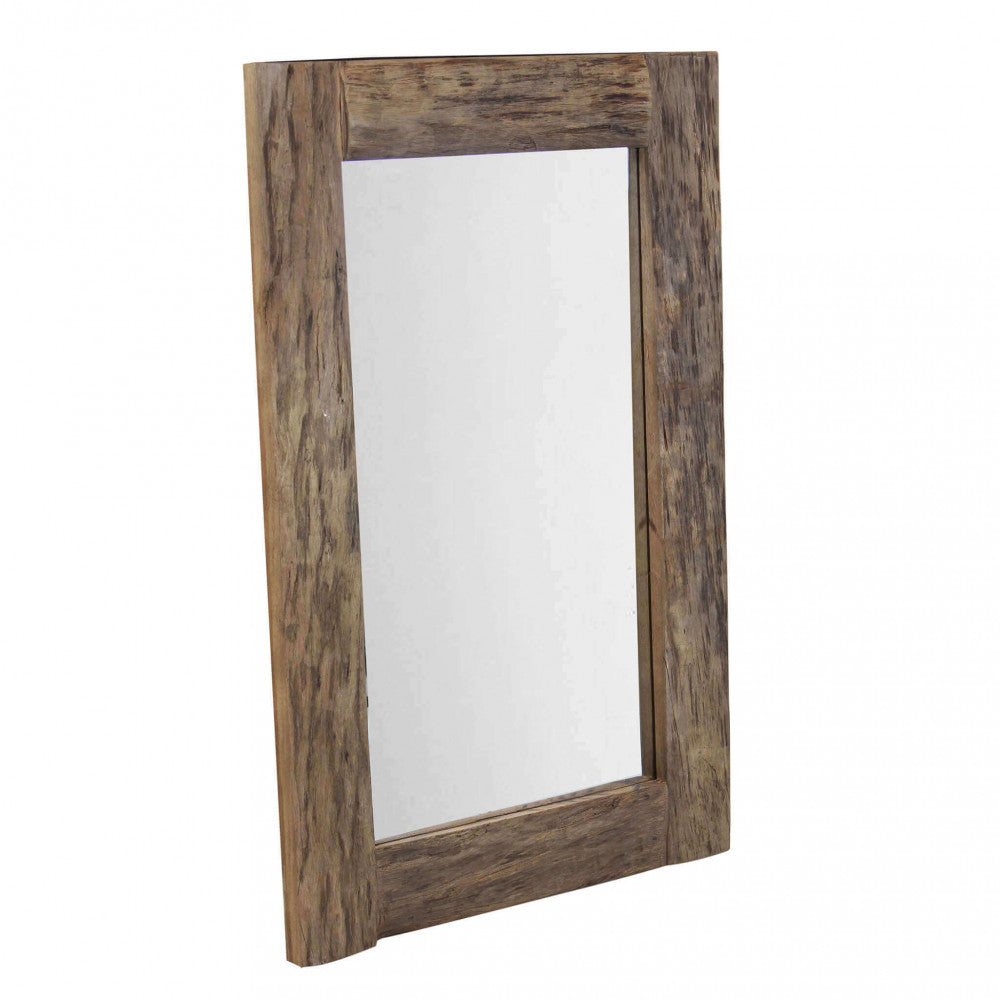 Specchio con cornice in Legno cm 71,5x4x110 - HUGH