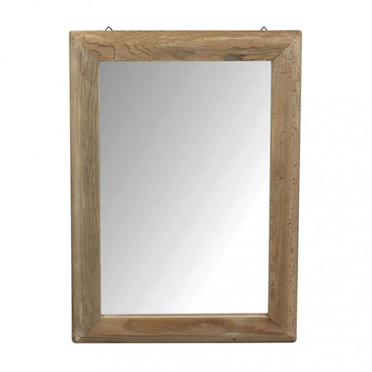 Specchio in Pino riciclato cm 50,5x3,5x70,5 - PINE