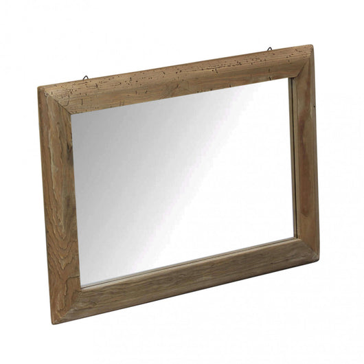 Specchio in Pino riciclato cm 50,5x3,5x70,5 - PINE