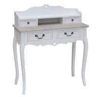 Scrittoio con 4 cassetti shabby chic 87x38 - WIL