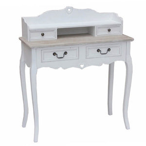 Scrittoio con 4 cassetti shabby chic 87x38 - WIL