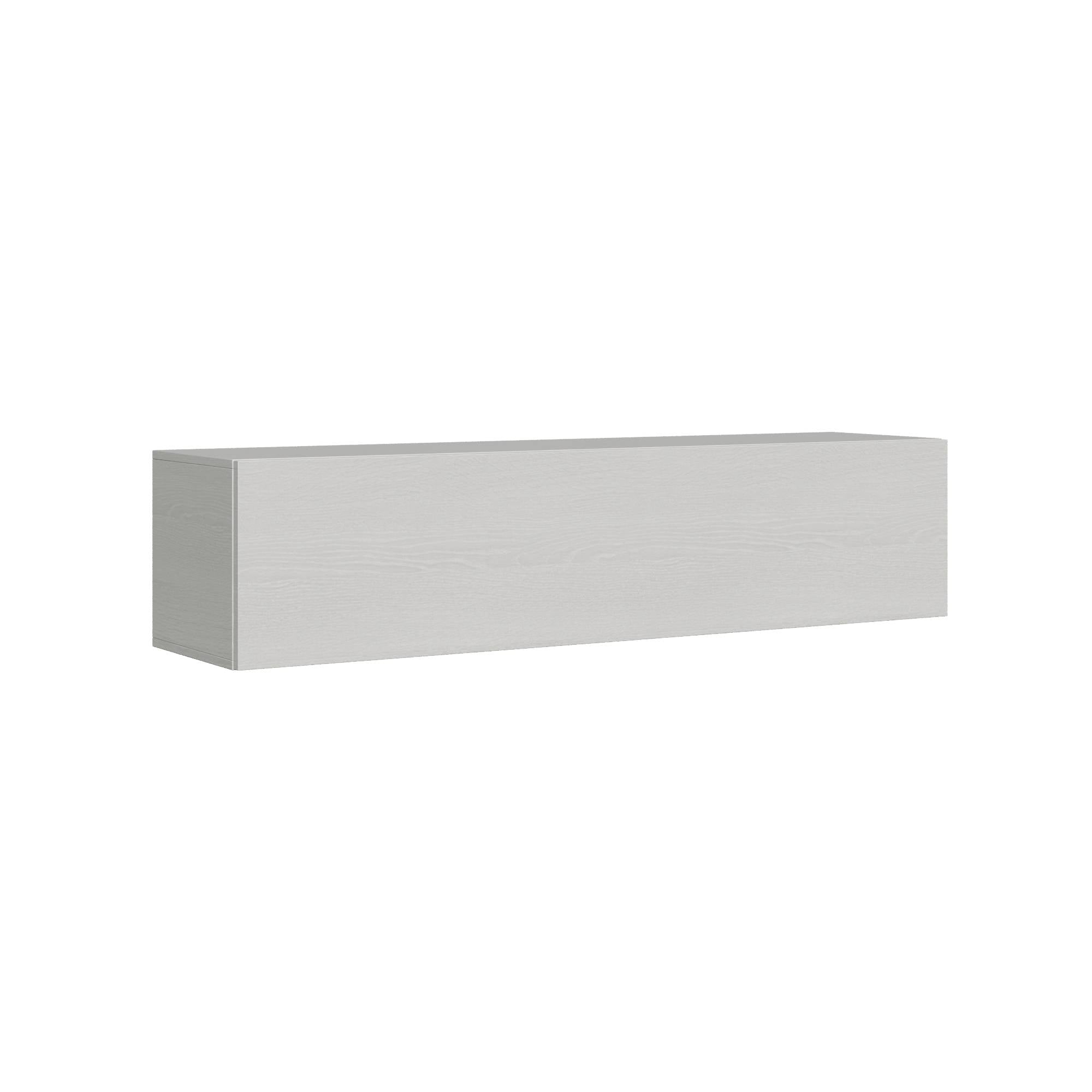 Pensile TV Ribalta con passa cavi L173,6 H40 P39,5 in Nobilitato Colore: Bianco Frassinato