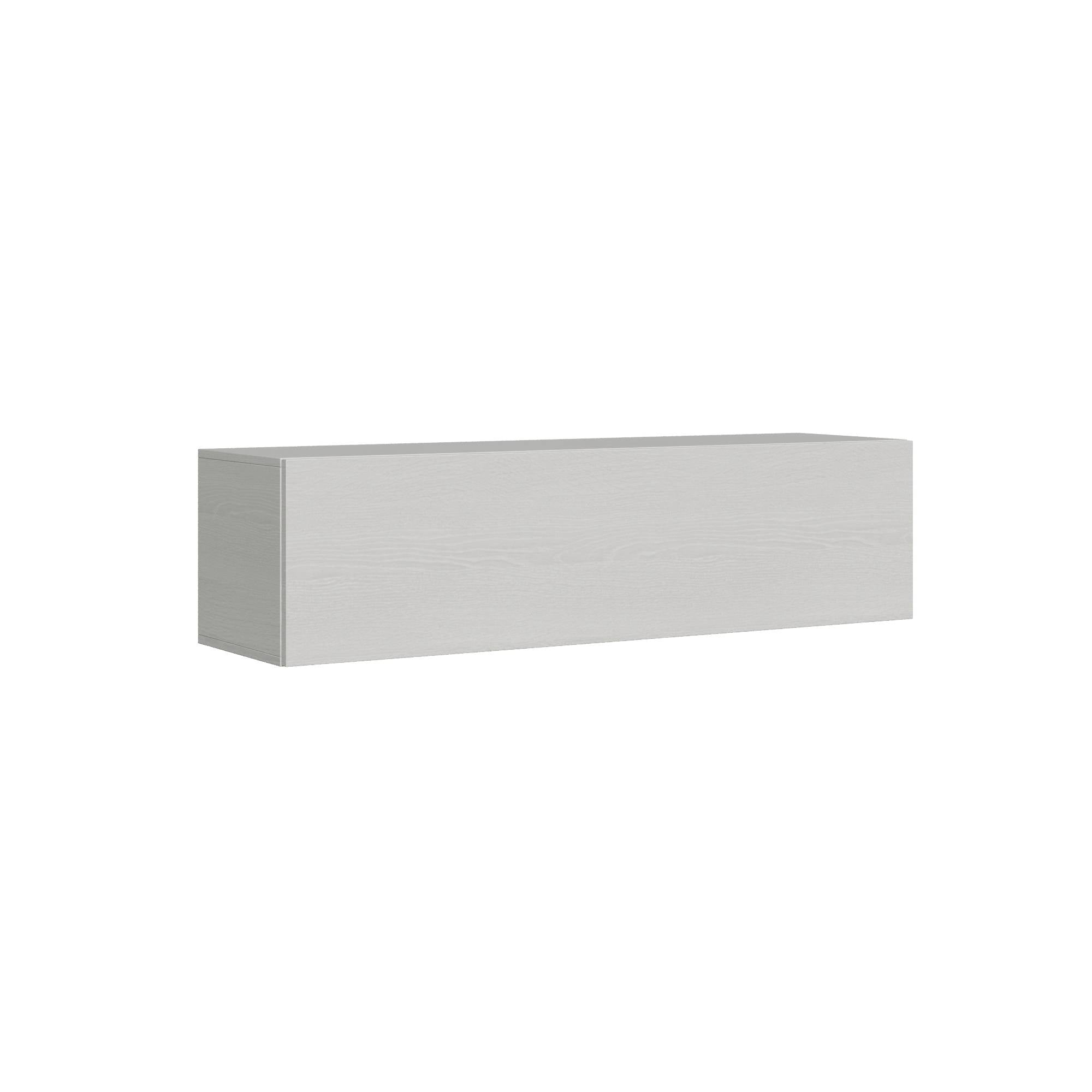 Pensile TV Ribalta con passa cavi L153,6 H40 P39,5 in Nobilitato Colore: Bianco Frassinato