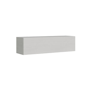 Pensile TV Ribalta con passa cavi L153,6 H40 P39,5 in Nobilitato Colore: Bianco Frassinato