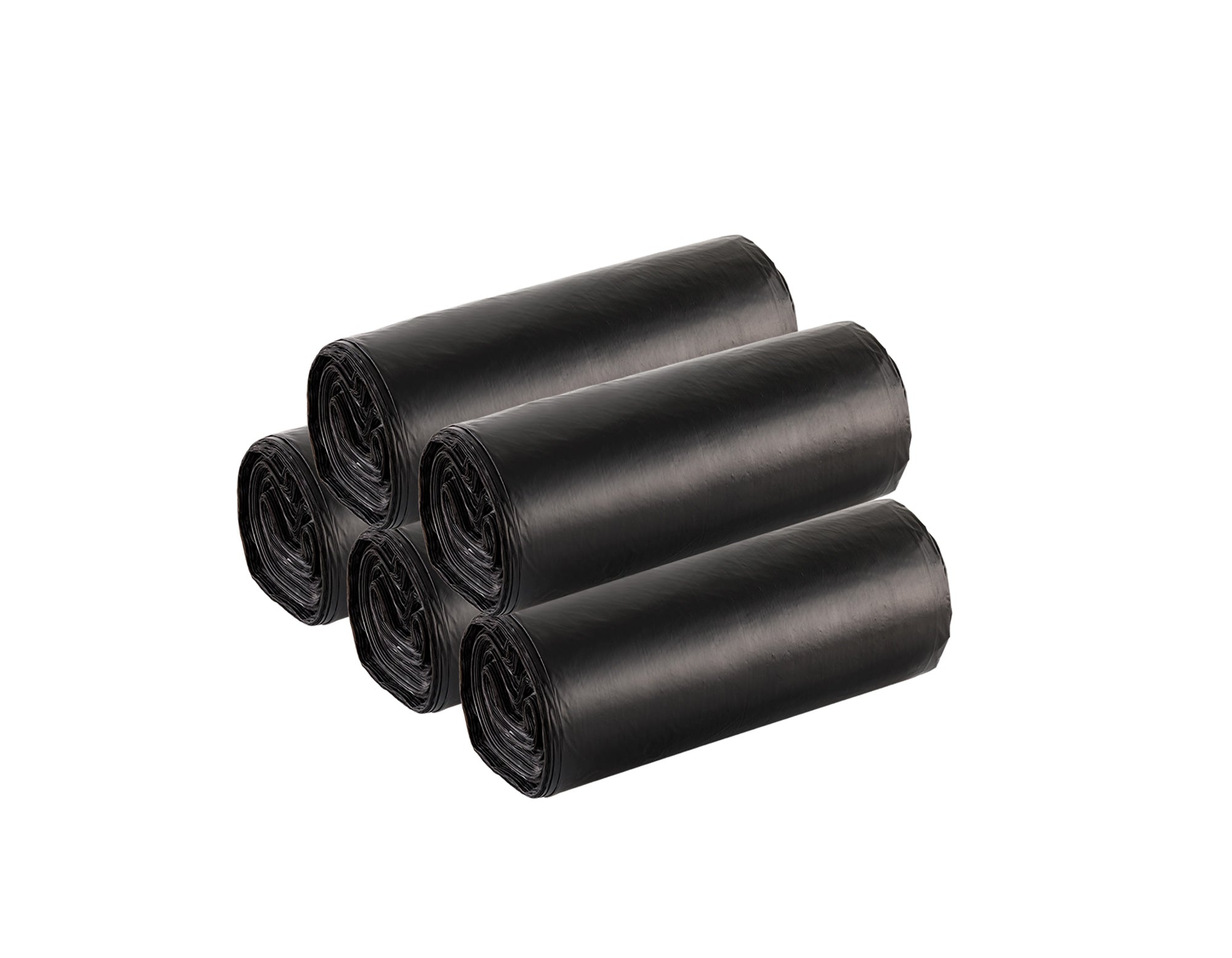 100 Sacchi Spazzatura SuperResistenti Con Legacci Colore Nero Sacchetti Immondizia Condominiali Raccolta Differenziata Disponibili 30-60-110 Litri Antigoccia Antistrappo Impermeabili  - Nero - 50x60