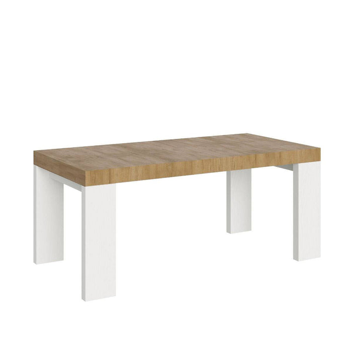 Tavolo da Pranzo Roxell 180x90 Allungabile fino a 440 cm in Nobilitato Colore: Quercia Bianco