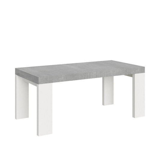 Tavolo da Pranzo Roxell 180x90 Allungabile fino a 440 cm in Nobilitato Colore: Cemento Bianco