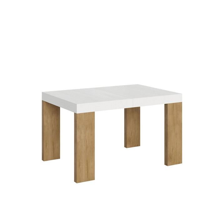 Tavolo da Pranzo Roxell 130x90 Allungabile fino a 234 cm in Nobilitato Colore: Bianco Quercia