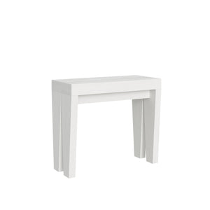 Consolle allungabile Spimbo Small L.90 P.42 H.77 (allungabile fino a 196 cm) Colore: Bianco Frassinato