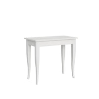 Consolle allungabile Sciabola Small L.90 P.48 H.77 (allungabile fino a 204 cm) Colore: Bianco Frassinato