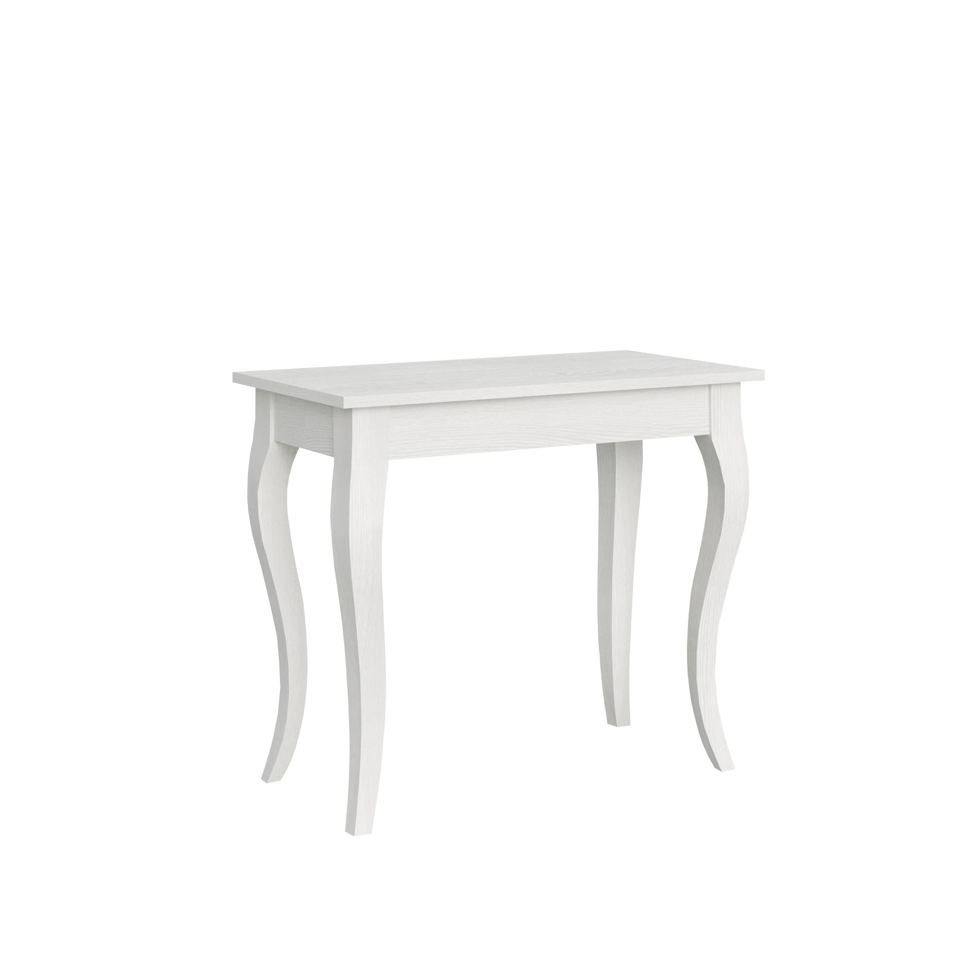 Consolle allungabile Olanda L.90 P.48 H.77 (allungabile fino a 308 cm) Colore: Bianco Frassinato