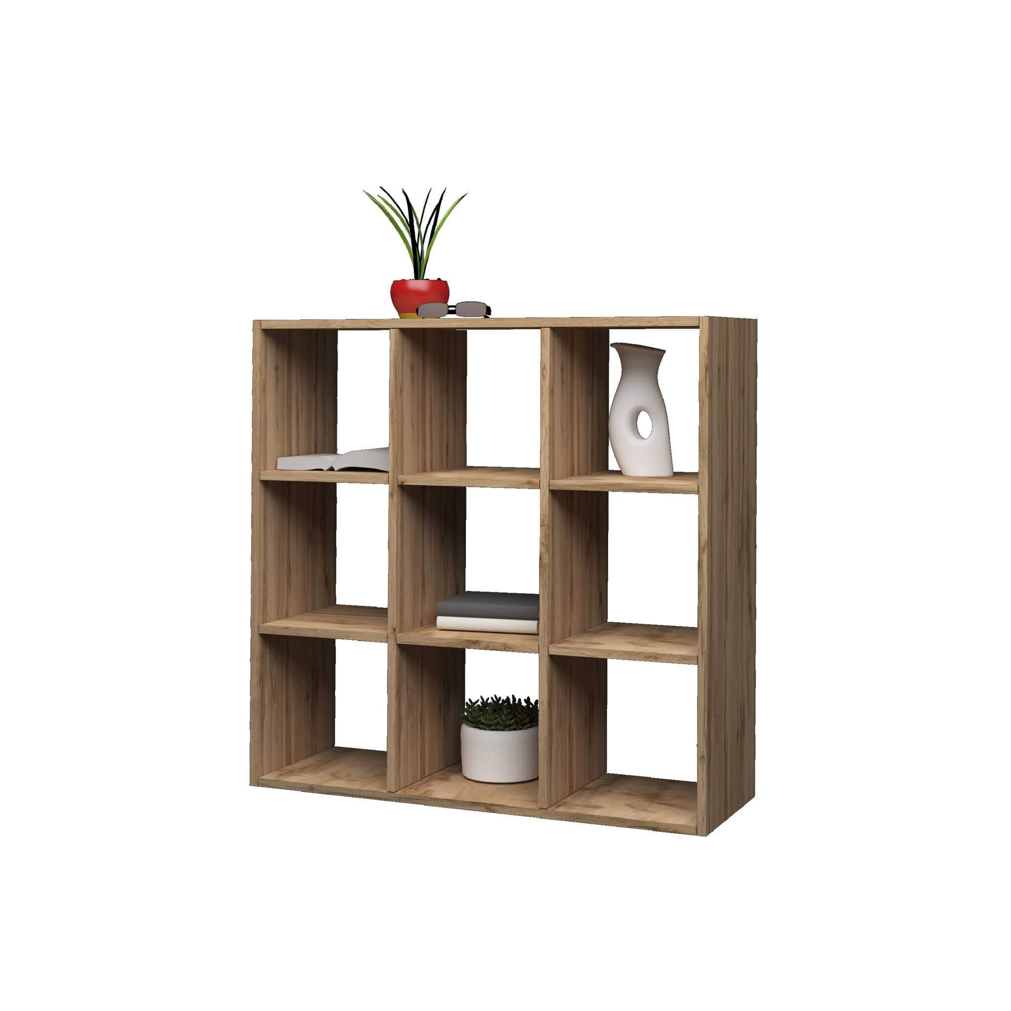 Libreria Moderna per Soggiorno 90x25x90cm - ECHO