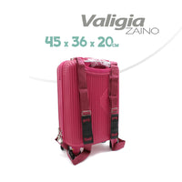 Valigia Rigida Trolley Bagaglio a Mano con BeautyCase Ruote staccabili 45x36x20cm