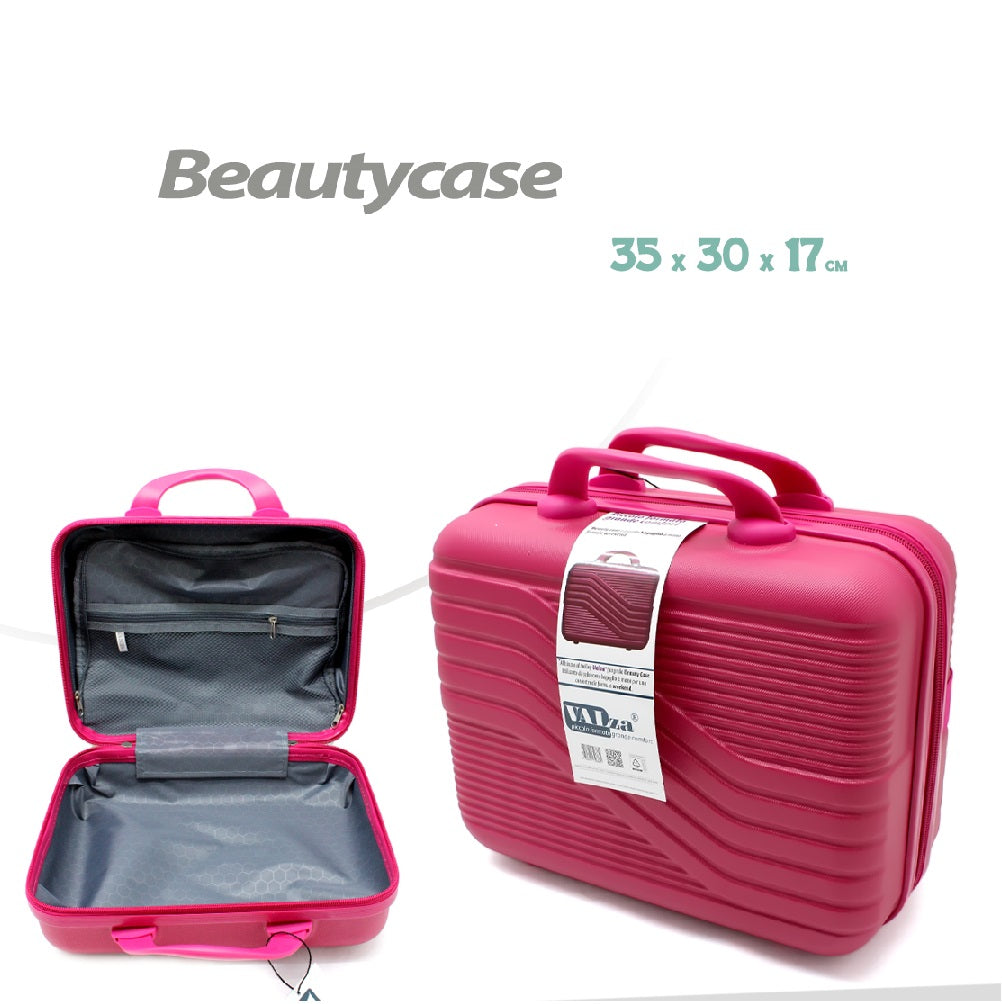 Valigia Rigida Trolley Bagaglio a Mano con BeautyCase Ruote staccabili 45x36x20cm