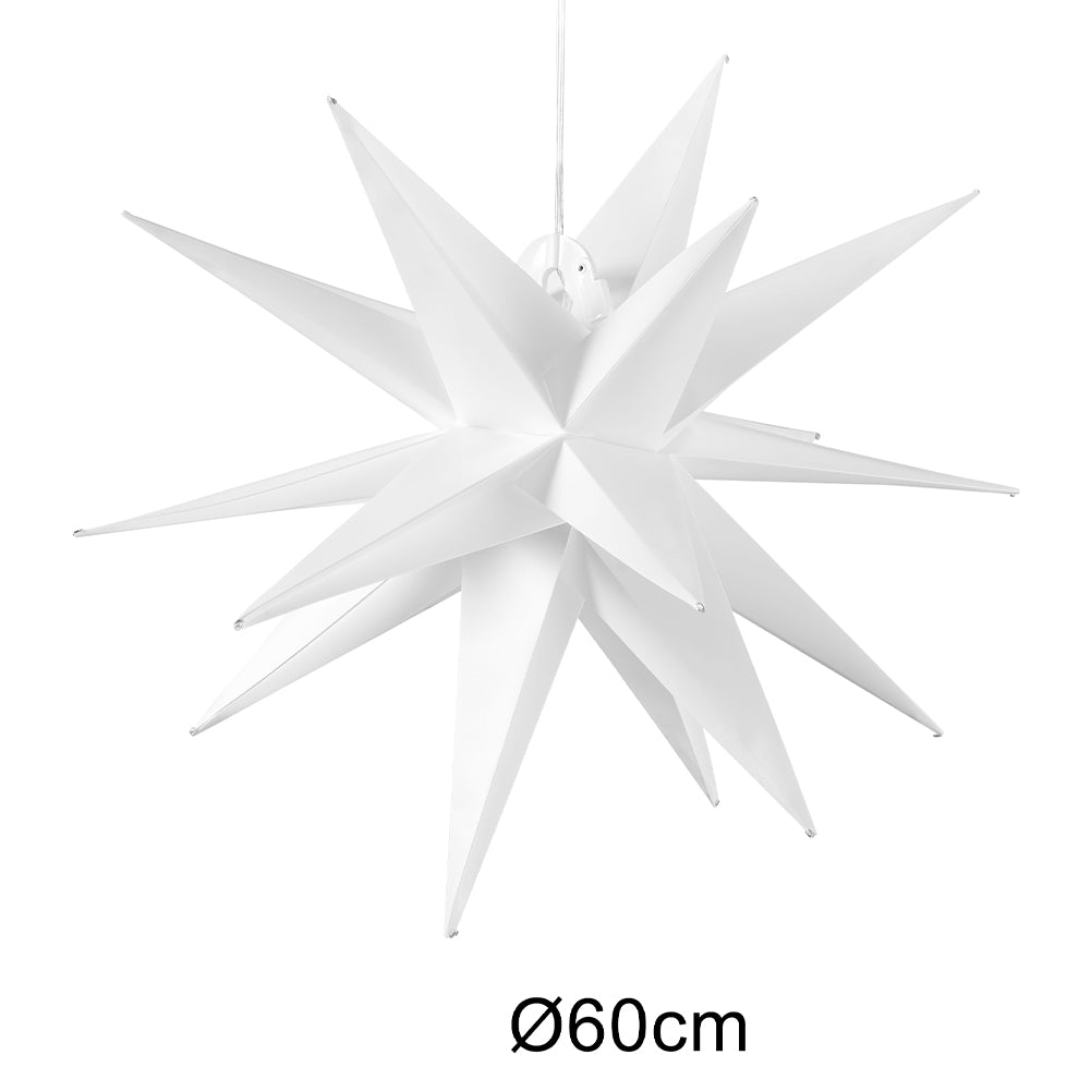 Stella Luminosa di Natale da Soffitto Decorazione Natalizia LED RGB 60cm con App