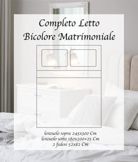 Completo Letto In Morbido Cotone Di Flanella Antipilling Set Lenzuola Bicolore Lenzuolo Sopra Sotto Federe - Bordeaux-Grigioscuro - Matrimoniale