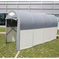 Motobox a Tunnel Copertura Box in PVC 270x150xh160 cm per Moto Scooter Grigio