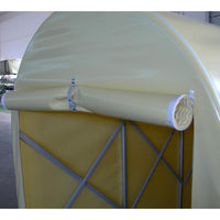 Motobox a Tunnel Copertura Box in PVC 270x150xh160 cm per Moto Scooter Grigio