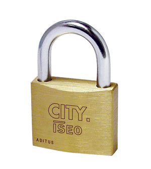 Iseo lucchetto di sicurezza city arco standard mm. 50 chiave unica (10 pezzi) - Iseo