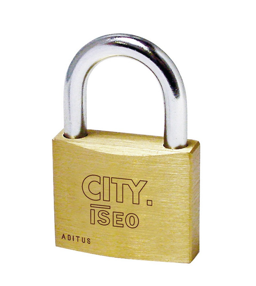 10pz lucchetto di sicurezza city arco standard mm. 50 chiave unica vit30642