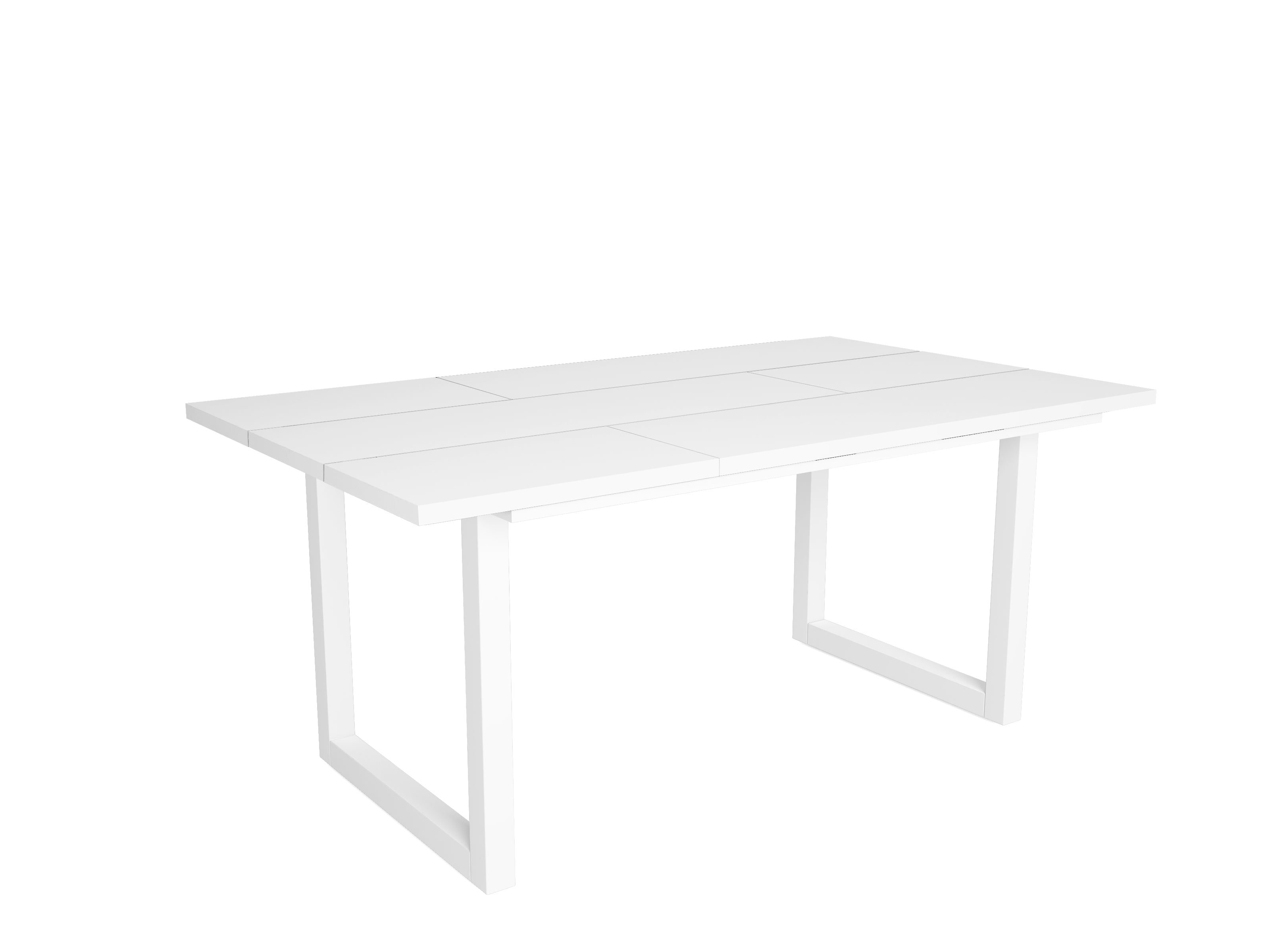 Tavolo da pranzo 8 posti 167x90 cm con gambe in legno design moderno colore Bianco