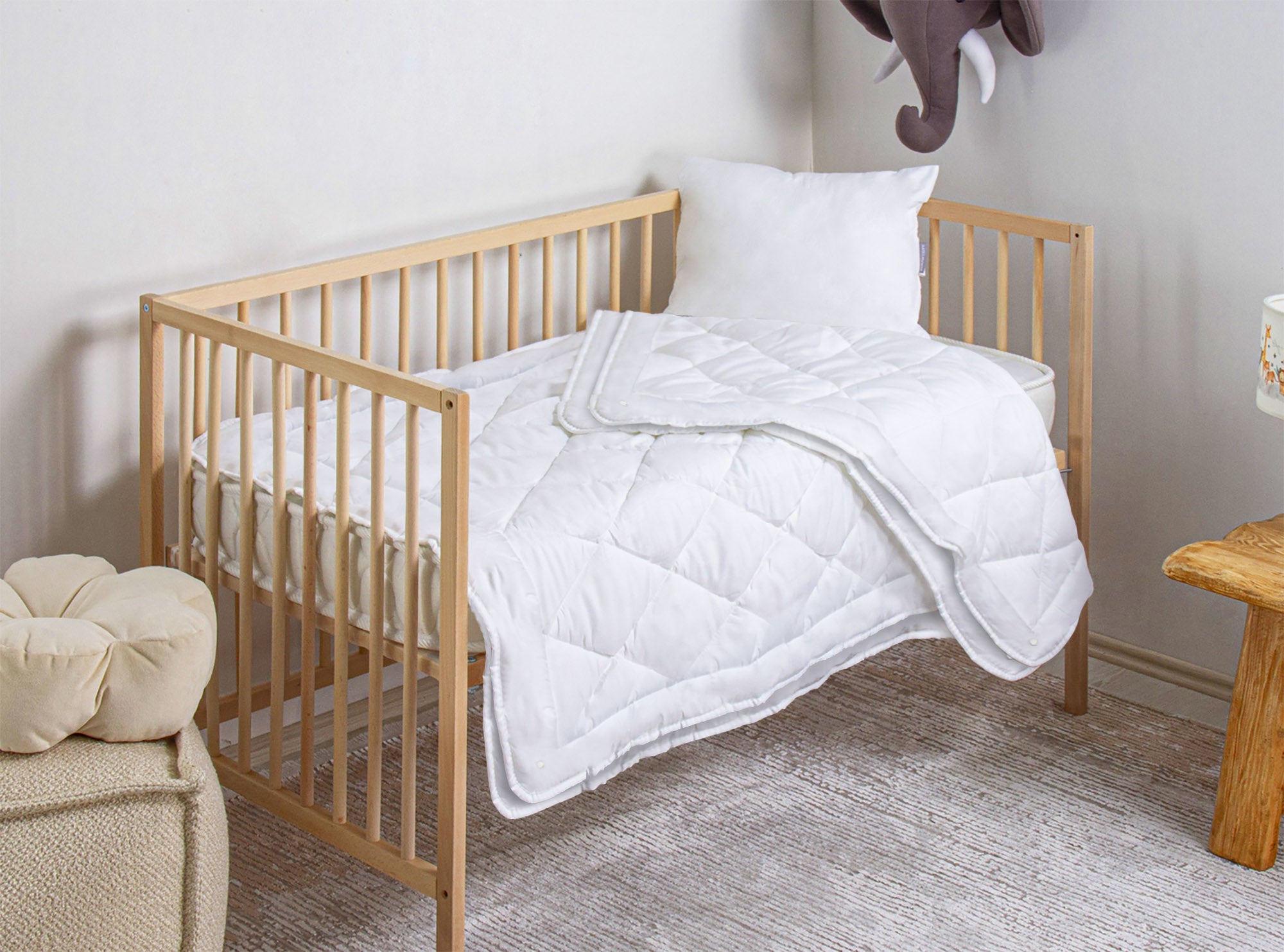 Piumino Per Bambino Lettino 110x125 Cm Tutte Le Grammature 100/200/300 Gr 4 Stagioni Estate Inverno Culla Anallergico Traspirante Baby PassegginoTrapunta Coperta Da Culla CopertinaTrapuntina Traspirante Antiacaro