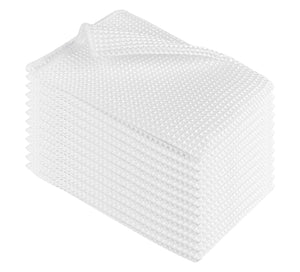 Panno Pulizia In Microfibra Waffle Nido Ape Ultra Assorbente Resistente Multiuso Specchi Vetri Cucina Bagno Auto XXL 40x40 Straccio Magico Asciugamani No Pelucchi