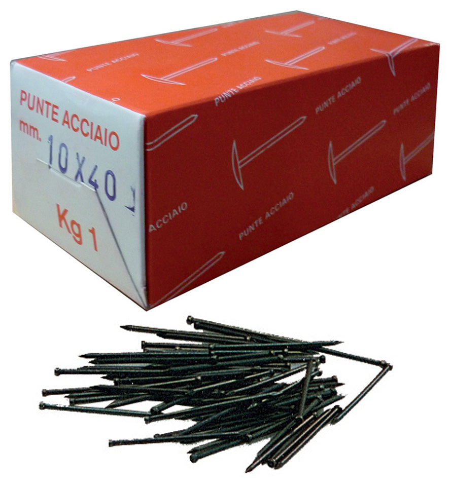 GRUPPINI ACCIAIO 10X40 DA KG.1 CBD di BORGHETTI KG 1,0