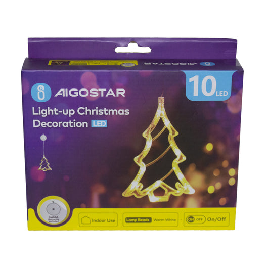 LUCE DECORAZIONE NATALIZIA 10 LED ALBERO DI NATALE