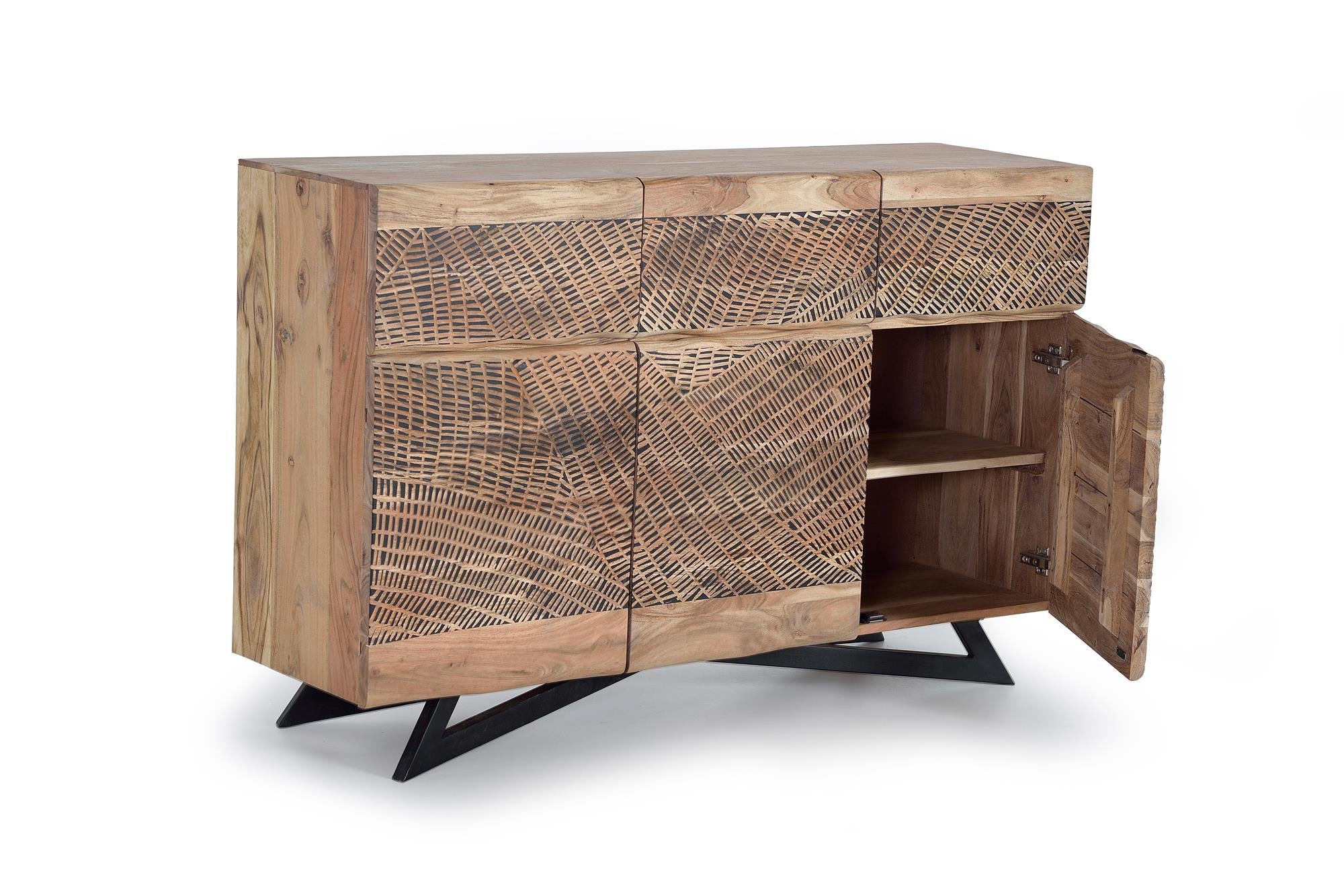 Credenza in legno  di riciclo