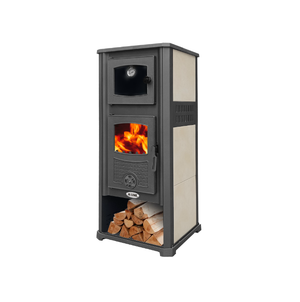 Stufa Kalorosa con forno 11.3kw 146.9 mc 49x46x116h crema