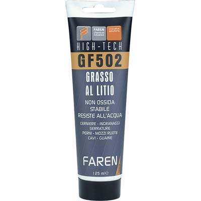 Grasso litio gf502 faren ml 125 (12 pezzi) Faren 