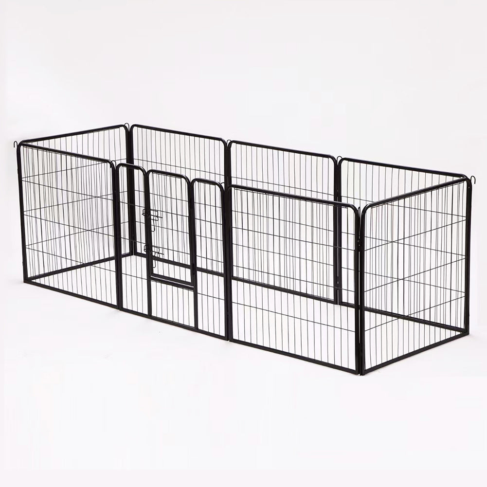 Recinzione Modulabile per Animali Domestici Recinto Interni e Esterni 77x100 cm